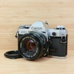 Vintage Canon AE-1 35mm Film Camera, with 50mm F1.8 FD Lens, Made in Japan